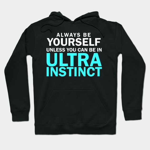 ultra instinct Hoodie by Madhav